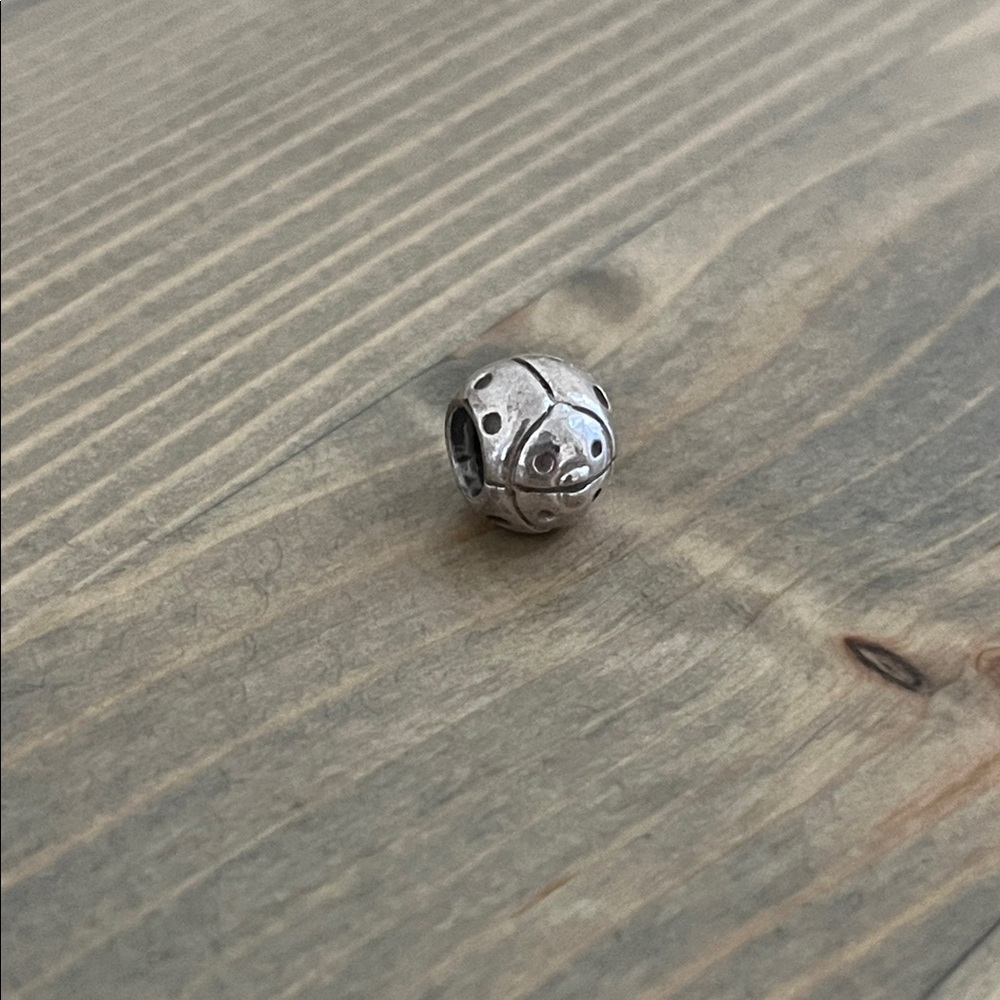 Authentic Retired Pandora Sterling Silver Ladybug Charm